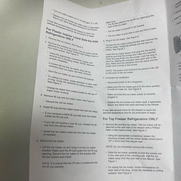 ECUMFY Refrigerator Ice Maker Assembly Kit Replacement for GE Refrigerator - Picture 10 of 10